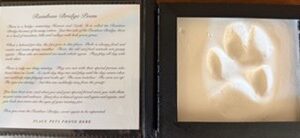 Clay Paw Print
